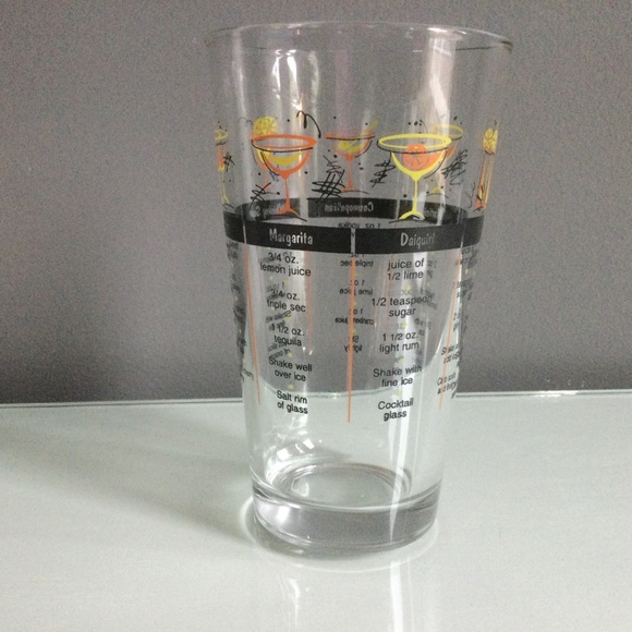 Cocktail Recipe Bar Glass - Picture 3 of 5